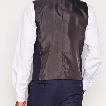 Shdone Myloiver Navy Waistcoat