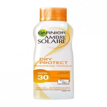 Garnier Ambre Solaire Dry Protect SPF 30 Zonnebrandspray – 200 ml – Zonder Alcohol