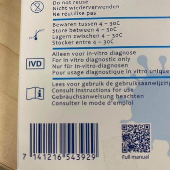 Covid 19 sneltester – CE goedkeurd